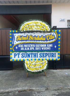 Papan Bunga Duka di Batu Putuk